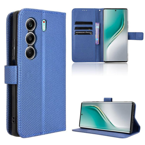 Diamond Texture Leather Phone Case, For Tecno Pova 7 4G, For Tecno Spark Go 2 4G, For Tecno Pova Curve 5G, For Tecno Camon 40 Pro 4G / 5G, For Tecno Camon 40 Premier 5G, For Tecno Camon 40 4G, For Tecno Camon 30S 4G / 30S Pro 4G                        ...