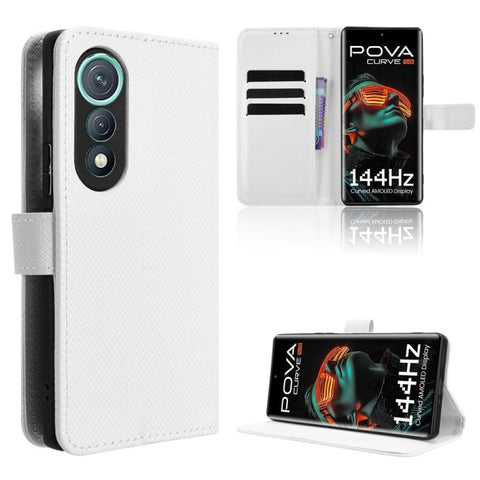 Diamond Texture Leather Phone Case, For Tecno Pova 7 4G, For Tecno Spark Go 2 4G, For Tecno Pova Curve 5G, For Tecno Camon 40 Pro 4G / 5G, For Tecno Camon 40 Premier 5G, For Tecno Camon 40 4G, For Tecno Camon 30S 4G / 30S Pro 4G                        ...