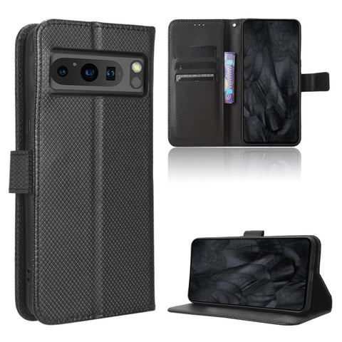 Diamond Texture Leather Phone Case, For Google Pixel 11 Pro XL, For Google Pixel 11 Pro / 11, For Google Pixel 10 Pro XL, For Google Pixel 10 Pro / 10, For Google Pixel 9a, For Google Pixel 9 Pro, For Google Pixel 9, For Google Pixel 8a                ...