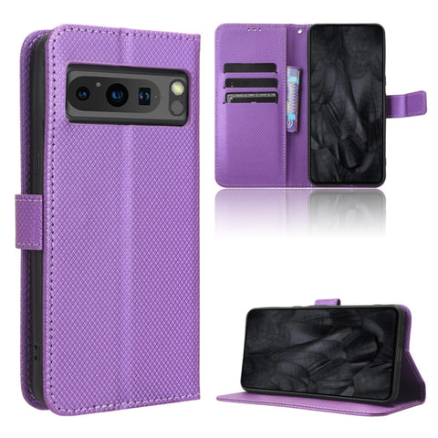 Diamond Texture Leather Phone Case, For Google Pixel 11 Pro XL, For Google Pixel 11 Pro / 11, For Google Pixel 10 Pro XL, For Google Pixel 10 Pro / 10, For Google Pixel 9a, For Google Pixel 9 Pro, For Google Pixel 9, For Google Pixel 8a                ...