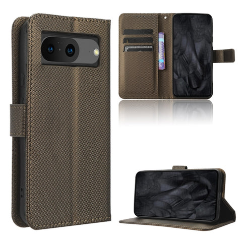 Diamond Texture Leather Phone Case, For Google Pixel 8