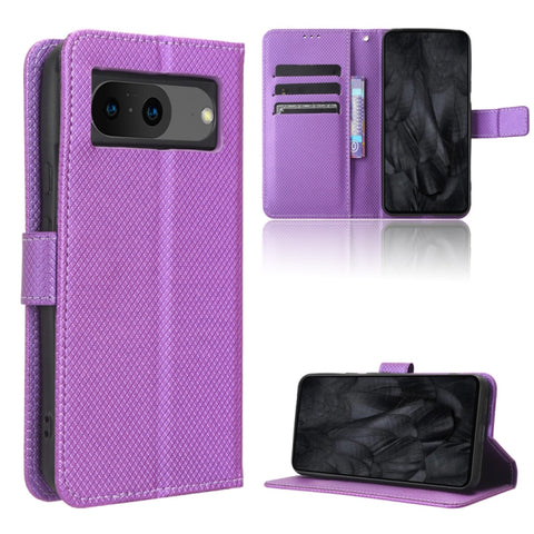 Diamond Texture Leather Phone Case, For Google Pixel 8