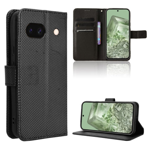 Diamond Texture Leather Phone Case, For Google Pixel 11 Pro XL, For Google Pixel 11 Pro / 11, For Google Pixel 10 Pro XL, For Google Pixel 10 Pro / 10, For Google Pixel 9a, For Google Pixel 9 Pro, For Google Pixel 9, For Google Pixel 8a                ...