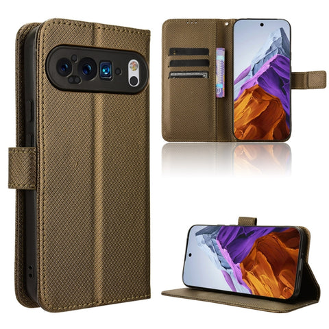 Diamond Texture Leather Phone Case, For Google Pixel 11 Pro XL, For Google Pixel 11 Pro / 11, For Google Pixel 10 Pro XL, For Google Pixel 10 Pro / 10, For Google Pixel 9a, For Google Pixel 9 Pro, For Google Pixel 9, For Google Pixel 8a                ...