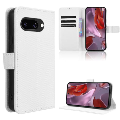 Diamond Texture Leather Phone Case, For Google Pixel 11 Pro XL, For Google Pixel 11 Pro / 11, For Google Pixel 10 Pro XL, For Google Pixel 10 Pro / 10, For Google Pixel 9a, For Google Pixel 9 Pro, For Google Pixel 9, For Google Pixel 8a                ...