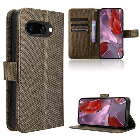 Diamond Texture Leather Phone Case, For Google Pixel 11 Pro XL, For Google Pixel 11 Pro / 11, For Google Pixel 10 Pro XL, For Google Pixel 10 Pro / 10, For Google Pixel 9a, For Google Pixel 9 Pro, For Google Pixel 9, For Google Pixel 8a                ...