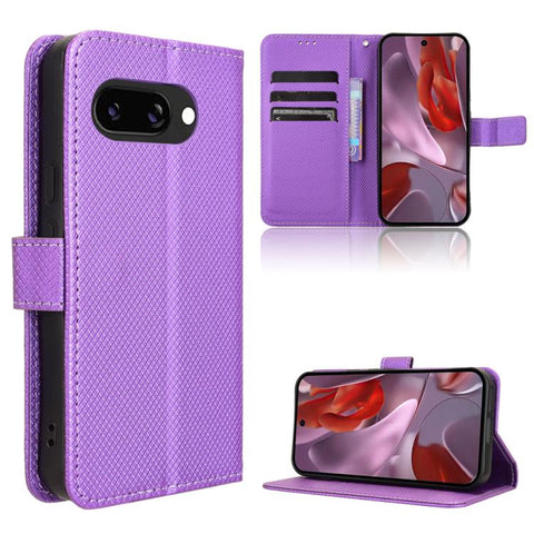 Diamond Texture Leather Phone Case, For Google Pixel 11 Pro XL, For Google Pixel 11 Pro / 11, For Google Pixel 10 Pro XL, For Google Pixel 10 Pro / 10, For Google Pixel 9a, For Google Pixel 9 Pro, For Google Pixel 9, For Google Pixel 8a                ...