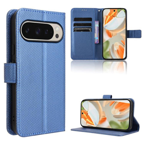 Diamond Texture Leather Phone Case, For Google Pixel 11 Pro XL, For Google Pixel 11 Pro / 11, For Google Pixel 10 Pro XL, For Google Pixel 10 Pro / 10, For Google Pixel 9a, For Google Pixel 9 Pro, For Google Pixel 9, For Google Pixel 8a                ...