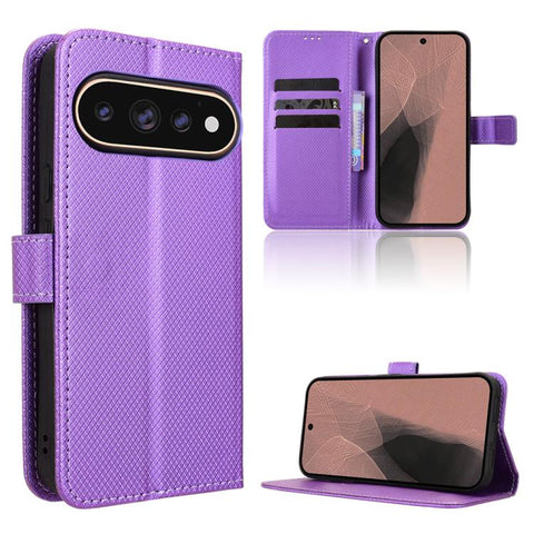 Diamond Texture Leather Phone Case, For Google Pixel 11 Pro XL, For Google Pixel 11 Pro / 11, For Google Pixel 10 Pro XL, For Google Pixel 10 Pro / 10, For Google Pixel 9a, For Google Pixel 9 Pro, For Google Pixel 9, For Google Pixel 8a                ...