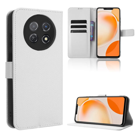 Diamond Texture Leather Phone Case, For Huawei Enjoy 60 Pro / nova 11i, For Huawei Enjoy 60X