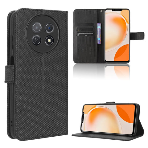 Diamond Texture Leather Phone Case, For Huawei Enjoy 60 Pro / nova 11i, For Huawei Enjoy 60X
