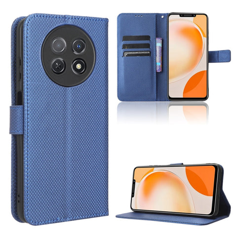 Diamond Texture Leather Phone Case, For Huawei Enjoy 60 Pro / nova 11i, For Huawei Enjoy 60X