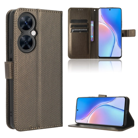 Diamond Texture Leather Phone Case, For Huawei Enjoy 60 Pro / nova 11i, For Huawei Enjoy 60X