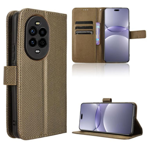 Diamond Texture Leather Phone Case, For Huawei Mate 70 Pro / 70 Pro+, For Huawei Mate 70, For Huawei nova 13 Pro 5G, For Huawei nova Y72 4G, For Huawei Enjoy 70 4G, For Huawei nova 11 SE, For Huawei nova 12, For Huawei Mate 60 5G                       ...