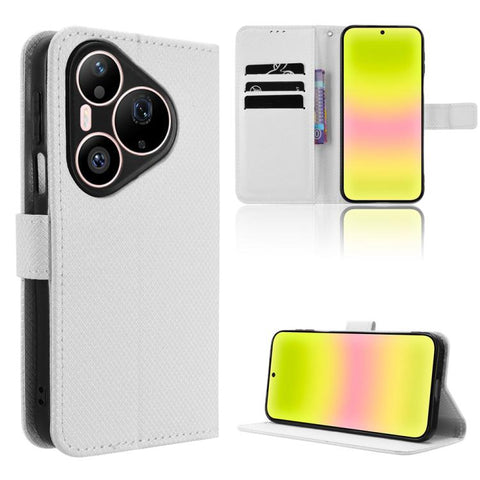Diamond Texture Leather Phone Case, For Huawei nova 16s / 16 5G, For Huawei nova 16s Pro / 16 Ultra / 16 Pro, For Huawei nova Y74 4G / Enjoy 90 Plus 5G, For Huawei nova 16z 5G, For Huawei Enjoy 90 Pro Max 5G / nova 15 Max, For Huawei Pura 90 Pro Max 5G...