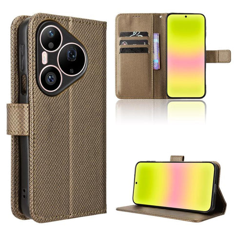 Diamond Texture Leather Phone Case, For Huawei nova 16s / 16 5G, For Huawei nova 16s Pro / 16 Ultra / 16 Pro, For Huawei nova Y74 4G / Enjoy 90 Plus 5G, For Huawei nova 16z 5G, For Huawei Enjoy 90 Pro Max 5G / nova 15 Max, For Huawei Pura 90 Pro Max 5G...