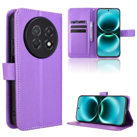 Diamond Texture Leather Phone Case, For Huawei nova 16s / 16 5G, For Huawei nova 16s Pro / 16 Ultra / 16 Pro, For Huawei nova Y74 4G / Enjoy 90 Plus 5G, For Huawei nova 16z 5G, For Huawei Enjoy 90 Pro Max 5G / nova 15 Max, For Huawei Pura 90 Pro Max 5G...
