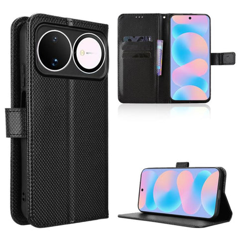 Diamond Texture Leather Phone Case, For Huawei nova 16s / 16 5G, For Huawei nova 16s Pro / 16 Ultra / 16 Pro, For Huawei nova Y74 4G / Enjoy 90 Plus 5G, For Huawei nova 16z 5G, For Huawei Enjoy 90 Pro Max 5G / nova 15 Max, For Huawei Pura 90 Pro Max 5G...
