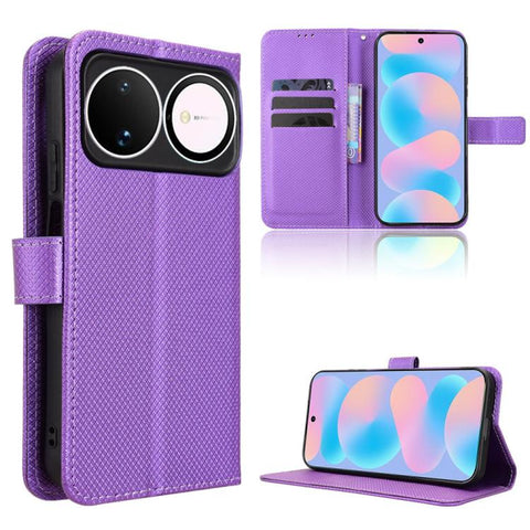 Diamond Texture Leather Phone Case, For Huawei nova 16s / 16 5G, For Huawei nova 16s Pro / 16 Ultra / 16 Pro, For Huawei nova Y74 4G / Enjoy 90 Plus 5G, For Huawei nova 16z 5G, For Huawei Enjoy 90 Pro Max 5G / nova 15 Max, For Huawei Pura 90 Pro Max 5G...