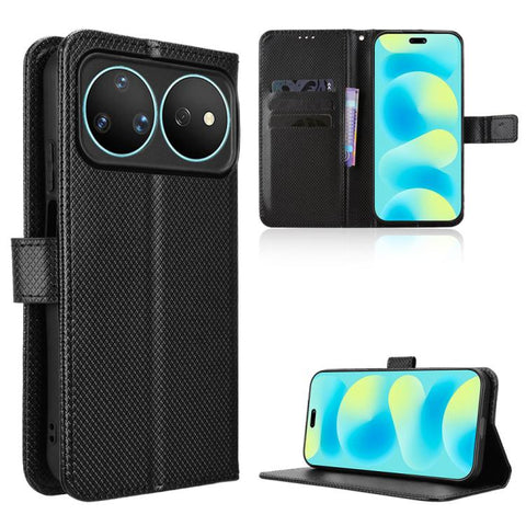 Diamond Texture Leather Phone Case, For Huawei nova 16s / 16 5G, For Huawei nova 16s Pro / 16 Ultra / 16 Pro, For Huawei nova Y74 4G / Enjoy 90 Plus 5G, For Huawei nova 16z 5G, For Huawei Enjoy 90 Pro Max 5G / nova 15 Max, For Huawei Pura 90 Pro Max 5G...