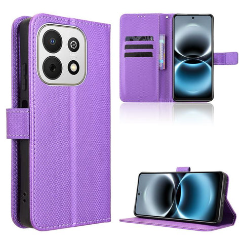 Diamond Texture Leather Phone Case, For Huawei nova 16s / 16 5G, For Huawei nova 16s Pro / 16 Ultra / 16 Pro, For Huawei nova Y74 4G / Enjoy 90 Plus 5G, For Huawei nova 16z 5G, For Huawei Enjoy 90 Pro Max 5G / nova 15 Max, For Huawei Pura 90 Pro Max 5G...