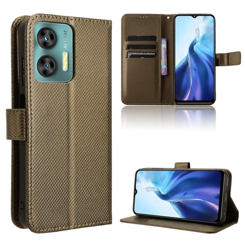 Diamond Texture Leather Phone Case, For Oukitel C35 / C36, For Oukitel C33, For Oukitel C32