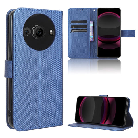 Diamond Texture Leather Phone Case, For Sharp Aquos R9, For Sharp Aquos Sense8, For Sharp Aquos R8 Pro / Leica Leitz Phone 3, For Sharp Aquos R8, For Sharp Mamorino6