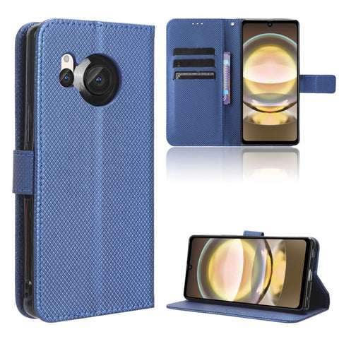 Diamond Texture Leather Phone Case, For Sharp Aquos R9, For Sharp Aquos Sense8, For Sharp Aquos R8 Pro / Leica Leitz Phone 3, For Sharp Aquos R8, For Sharp Mamorino6
