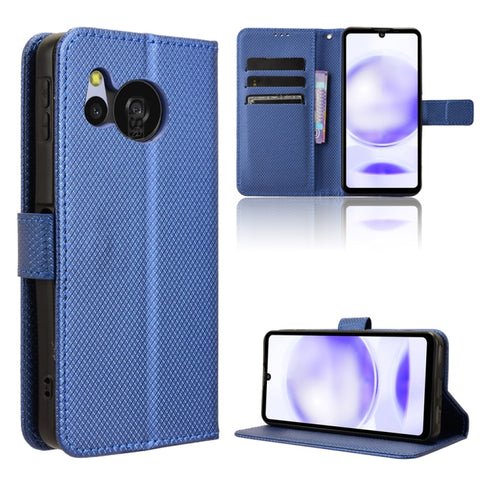 Diamond Texture Leather Phone Case, For Sharp Aquos R9, For Sharp Aquos Sense8, For Sharp Aquos R8 Pro / Leica Leitz Phone 3, For Sharp Aquos R8, For Sharp Mamorino6