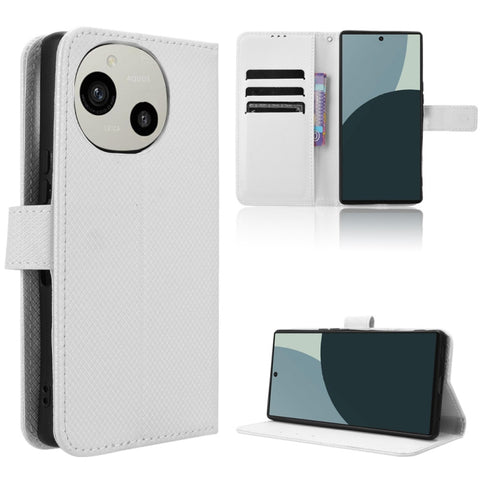 Diamond Texture Leather Phone Case, For Sharp Aquos R9, For Sharp Aquos Sense8, For Sharp Aquos R8 Pro / Leica Leitz Phone 3, For Sharp Aquos R8, For Sharp Mamorino6