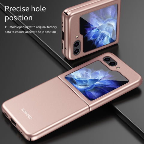 Skin Feel Shockproof PC Fold Protective Phone Case, For Samsung Galaxy Z Flip5, For Samsung Galaxy Z Fold5