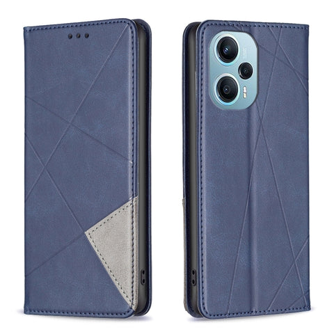 Rhombus Texture Magnetic Leather Phone Case, For Xiaomi Redmi Note 13 Pro+ 5G, For Xiaomi Redmi Note 13 Pro 5G, For Xiaomi 13T / 13T Pro / Redmi K60 Ultra, For Xiaomi Redmi K70 / K70 Pro, For Xiaomi Redmi 12 4G, For Xiaomi Poco F5 5G / Redmi Note 12 Tu...