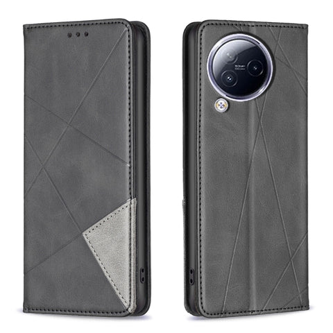 Rhombus Texture Magnetic Leather Phone Case, For Xiaomi Redmi Note 13 Pro+ 5G, For Xiaomi Redmi Note 13 Pro 5G, For Xiaomi 13T / 13T Pro / Redmi K60 Ultra, For Xiaomi Redmi K70 / K70 Pro, For Xiaomi Redmi 12 4G, For Xiaomi Poco F5 5G / Redmi Note 12 Tu...