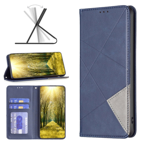 Rhombus Texture Magnetic Leather Phone Case, For Xiaomi Redmi Note 13 Pro+ 5G, For Xiaomi Redmi Note 13 Pro 5G, For Xiaomi 13T / 13T Pro / Redmi K60 Ultra, For Xiaomi Redmi K70 / K70 Pro, For Xiaomi Redmi 12 4G, For Xiaomi Poco F5 5G / Redmi Note 12 Tu...
