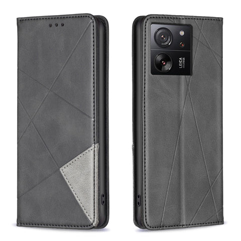 Rhombus Texture Magnetic Leather Phone Case, For Xiaomi Redmi Note 13 Pro+ 5G, For Xiaomi Redmi Note 13 Pro 5G, For Xiaomi 13T / 13T Pro / Redmi K60 Ultra, For Xiaomi Redmi K70 / K70 Pro, For Xiaomi Redmi 12 4G, For Xiaomi Poco F5 5G / Redmi Note 12 Tu...