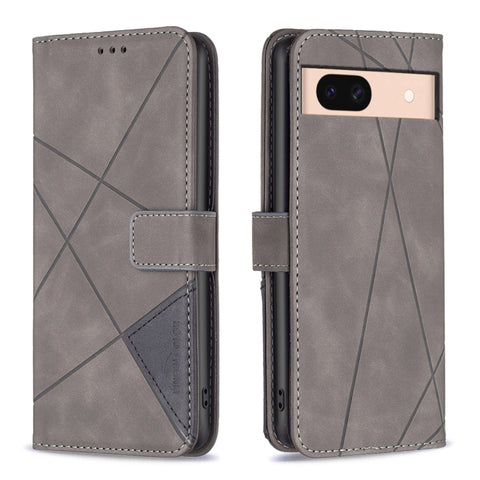 Magnetic Buckle Rhombus Texture Leather Phone Case, For Google Pixel 11a, For Google Pixel 11 / 11 Pro, For Google Pixel 10a, For Google Pixel 9A, For Google Pixel 9 Pro, For Google Pixel 9, For Google Pixel 8a, For Google Pixel 8 Pro