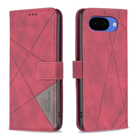 Magnetic Buckle Rhombus Texture Leather Phone Case, For Google Pixel 11a, For Google Pixel 11 / 11 Pro, For Google Pixel 10a, For Google Pixel 9A, For Google Pixel 9 Pro, For Google Pixel 9, For Google Pixel 8a, For Google Pixel 8 Pro