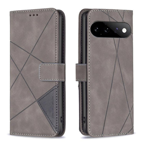 Magnetic Buckle Rhombus Texture Leather Phone Case, For Google Pixel 11a, For Google Pixel 11 / 11 Pro, For Google Pixel 10a, For Google Pixel 9A, For Google Pixel 9 Pro, For Google Pixel 9, For Google Pixel 8a, For Google Pixel 8 Pro