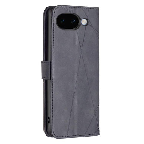 Magnetic Buckle Rhombus Texture Leather Phone Case, For Google Pixel 11a, For Google Pixel 11 / 11 Pro, For Google Pixel 10a, For Google Pixel 9A, For Google Pixel 9 Pro, For Google Pixel 9, For Google Pixel 8a, For Google Pixel 8 Pro