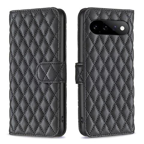 Diamond Lattice Wallet Leather Flip Phone Case, For Google Pixel 11 / 11 Pro, For Google Pixel 9 Pro, For Google Pixel 9, For Google Pixel 8a, For Google Pixel 8 Pro, For Google Pixel 8