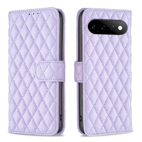 Diamond Lattice Wallet Leather Flip Phone Case, For Google Pixel 11 / 11 Pro, For Google Pixel 9 Pro, For Google Pixel 9, For Google Pixel 8a, For Google Pixel 8 Pro, For Google Pixel 8