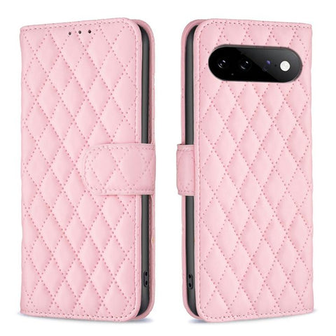 Diamond Lattice Wallet Leather Flip Phone Case, For Google Pixel 11 / 11 Pro, For Google Pixel 9 Pro, For Google Pixel 9, For Google Pixel 8a, For Google Pixel 8 Pro, For Google Pixel 8