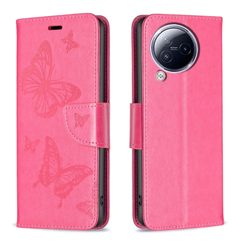 Two Butterflies Embossing Leather Phone Case, For Xiaomi Poco F5 5G / Redmi Note 12 Turbo, For Xiaomi Redmi Note 12S 4G / Note 11, For Xiaomi Civi 3 5G