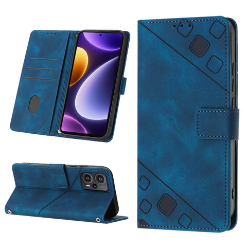 Skin Feel Embossed Leather Phone Case, For Xiaomi Redmi K70 / K70 Pro, For Xiaomi 13T, For Xiaomi Poco F5 5G/Redmi Note 12 Turbo, For Xiaomi Poco F5 Pro 5G/Redmi K60, For Xiaomi Redmi Note 12S 4G Global, For Xiaomi Poco C51 / A2+, For Xiaomi 13 Ultra  ...