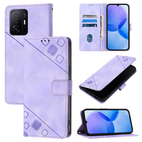 Skin Feel Embossed Leather Phone Case, For Xiaomi Civi 3, For Xiaomi Poco M5s / Redmi Note 11 SE India, For Xiaomi Poco X4 NFC 5G, For Xiaomi Redmi Note 11 Pro+ 5G EU, For Xiaomi Civi 1S, For Xiaomi Poco M4 Pro 5G / Redmi Note 11S 5G                   ...