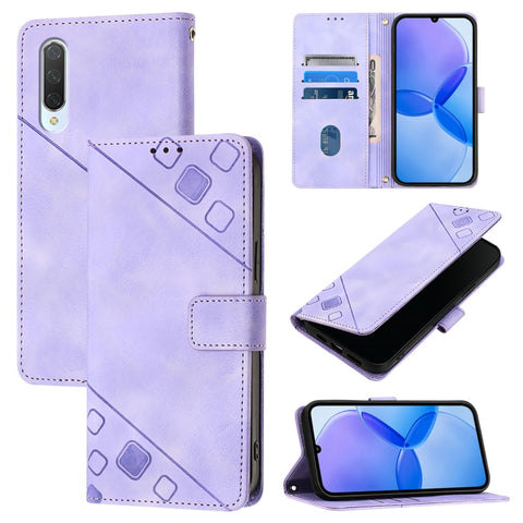 Skin Feel Embossed Leather Phone Case, For Xiaomi Mi 10 Lite 5G, For Xiaomi Redmi 8 / Redmi 8A, For Xiaomi Mi CC9 / Mi 9 Lite, For Xiaomi Redmi Note 8, For Xiaomi Redmi Note 8 Pro, For Xiaomi Mi CC9e / Mi A3, For Xiaomi Redmi Note 7 / Note 7 Pro       ...