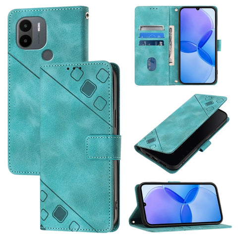 Skin Feel Embossed Leather Phone Case, For Xiaomi Redmi K70 / K70 Pro, For Xiaomi 13T, For Xiaomi Poco F5 5G/Redmi Note 12 Turbo, For Xiaomi Poco F5 Pro 5G/Redmi K60, For Xiaomi Redmi Note 12S 4G Global, For Xiaomi Poco C51 / A2+, For Xiaomi 13 Ultra  ...