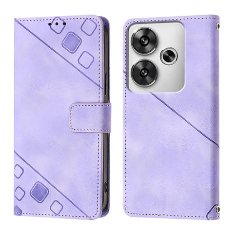 Skin Feel Embossed Leather Phone Case, For Xiaomi Poco F6, For Xiaomi Poco M6 Pro 4G, For Xiaomi Poco X6 Neo 5G Global, For Xiaomi Redmi A3, For Xiaomi Redmi Note 13 Pro 4G Global, For Xiaomi Redmi Note 13 4G Global, For Xiaomi Redmi K70E              ...