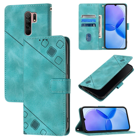 Skin Feel Embossed Leather Phone Case, For Xiaomi Redmi 9A / 9i / 9AT, For Xiaomi Poco M2 Global / Redmi 9, For Xiaomi Poco M3 Pro 5G / Redmi Note 10 5G, For Xiaomi Poco X3 GT, For Xiaomi Poco F3 / Redmi K40 / K40 Pro, For Xiaomi Poco X3 / Poco X3 Pro ...