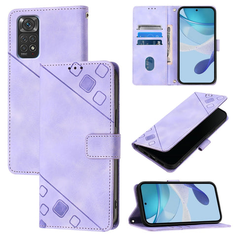 Skin Feel Embossed Leather Phone Case, For Xiaomi Civi 3, For Xiaomi Poco M5s / Redmi Note 11 SE India, For Xiaomi Poco X4 NFC 5G, For Xiaomi Redmi Note 11 Pro+ 5G EU, For Xiaomi Civi 1S, For Xiaomi Poco M4 Pro 5G / Redmi Note 11S 5G                   ...